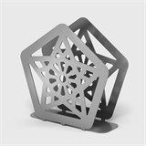 Салфетница кухонная из металла Звезда - фото 239494