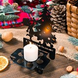 Подсвечник металлический Елочка для одной свечи - фото 239502