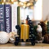 Подсвечник металлический Елочка для одной свечи - фото 239506