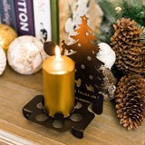 Подсвечник металлический Елочка для одной свечи - фото 239514