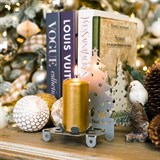 Подсвечник металлический Елочка для одной свечи - фото 239519