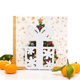 Подставка под салфетки металлическая Подарок - фото 239549