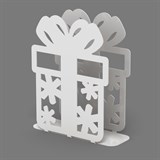 Подставка под салфетки металлическая Подарок - фото 239553