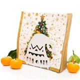 Салфетница кухонная из металла Шапка - фото 239565