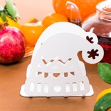 Салфетница кухонная из металла Шапка - фото 239573