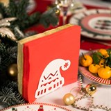 Салфетница кухонная из металла Шапка - фото 239576