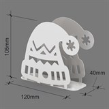 Салфетница кухонная из металла Шапка - фото 239580