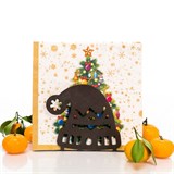 Салфетница кухонная из металла Шапка - фото 239582