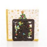 Салфетница из металла Снеговик - фото 239602