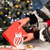 Салфетница кухонная Шар новогодний - фото 239611