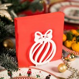 Салфетница кухонная Шар новогодний - фото 239612