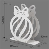 Салфетница кухонная Шар новогодний - фото 239614