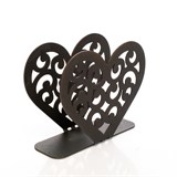 Салфетница кухонная из металла Сердце - фото 239651