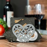 Салфетница кухонная из металла Сердце - фото 239654