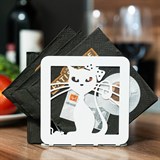 Подставка под салфетки металлическая 703-018 - фото 239670