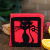 Подставка под салфетки металлическая 703-018 - фото 239679