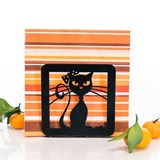 Подставка под салфетки металлическая 703-018 - фото 239680