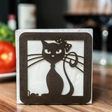 Подставка под салфетки металлическая 703-018 - фото 239693