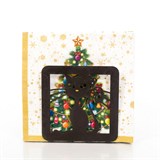 Подставка под салфетки металлическая 703-018 - фото 239695