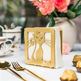 Подставка под салфетки металлическая 703-018 - фото 239704