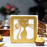 Подставка под салфетки металлическая 703-018 - фото 239707