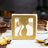 Подставка под салфетки металлическая 703-018 - фото 239708