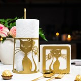 Подставка под салфетки металлическая 703-018 - фото 239713