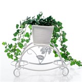 Кованая подставка на подоконник для трех цветов 41-007 - фото 239974