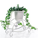 Кованая подставка на подоконник для трех цветов 41-007 - фото 239975