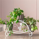 Подставка для цветов на подоконник кованая 41-014 - фото 239995