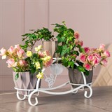 Подставка для цветов на подоконник кованая 41-014 - фото 239996