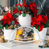 Подставка для цветов на подоконник кованая 41-014 - фото 239997