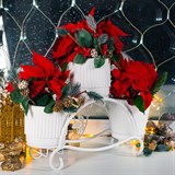 Подставка для цветов на подоконник кованая 41-014 - фото 239998