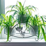 Подставка для цветов на подоконник кованая 41-014 - фото 240005