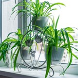 Кованая подставка на подоконник для четырех цветов 41-015 - фото 240017