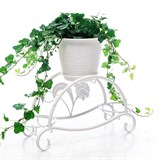 Кованая подставка на подоконник для трех цветов 41-017 - фото 240035