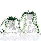 Кованая подставка на подоконник для трех цветов 41-017 - фото 240036