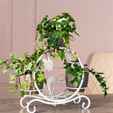 Кованая подставка на подоконник для четырех цветов 41-018W - фото 240048