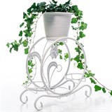 Кованая подставка на подоконник для четырех цветов 41-018W - фото 240058