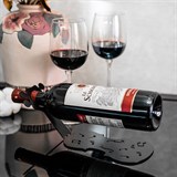 Металлическая бутылочница настольная 210-010 - фото 240164