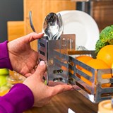 Модульная полка для хранения столовых приборов на кухне 115-204 - фото 240582