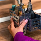 Модульная полка для хранения столовых приборов на кухне 115-204 - фото 240583