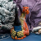 Бутылочница Дракон U09293-Red полистоун - фото 240705 Бутылочница Дракон U09293-Red полистоун - фото 240705