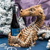 Бутылочница Дракон U09293-G полистоун - фото 240734