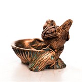 Подставка для украшений Птичка US09227 полистоун цв.под бронзу - фото 240776