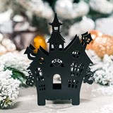 Подсвечник Сказочный дом декоративный металлический - фото 240928