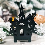Подсвечник Сказочный дом декоративный металлический - фото 240929