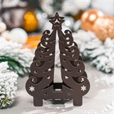 Подсвечник Елка декор на стол  металлический - фото 240931