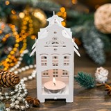 Подсвечник Домик для одной чайной свечи цвет зеленый - фото 240934