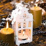 Подсвечник Домик для одной чайной свечи цвет зеленый - фото 240935